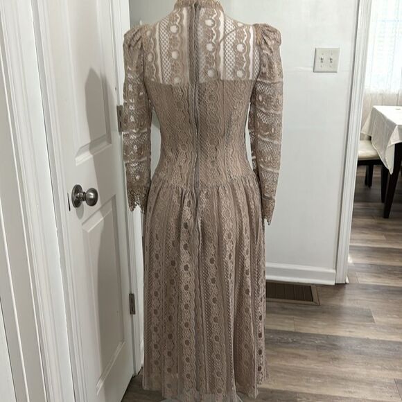 CACHET by BARI PROTAS VINTAGE COTTAGECORE DRESS SIZE 5/6 - Picture 4 of 13